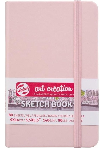 Art Creation Sketch Book Eskiz Bloğu 9x14 140gr 80 Yaprak Pembe