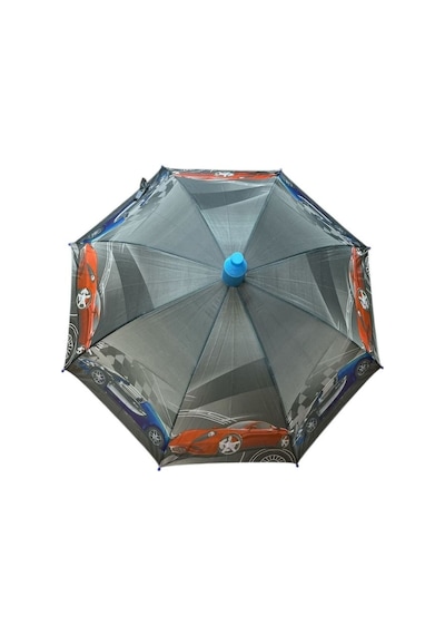 Skybelt 66 Cm Kılıflı Bardaklı Çocuk Şemsiyesi Sky-202-mavi Araba Çok Renkli