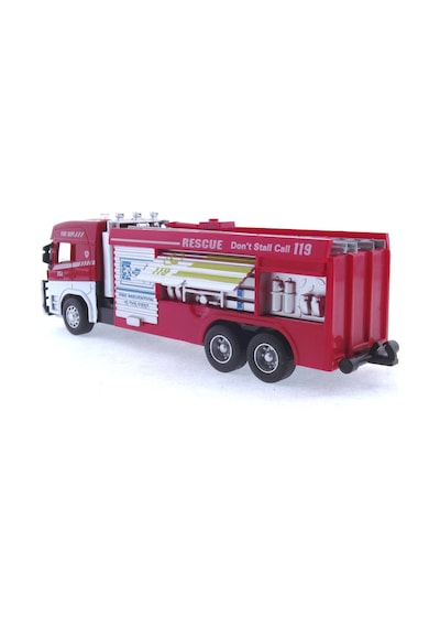 Die Cast Model Çek Bırak Merdivenli İtfaiye Kamyonu