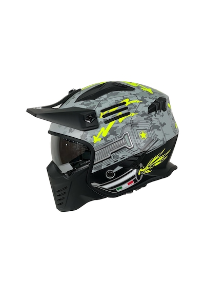 Sway X2 Tokyo Trooper Modüler Full Face Çene Sökülebilen Motosiklet Kaskı Xl Beden Gri Sarı Gri - Sarı Sway X2 Tokyo Trooper Modüler Full Face Çene Sökülebilen Motosiklet Kaskı Xl Beden Gri Sarı Gri - Sarı