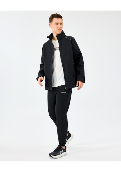 Skechers M Softshell Basic Jacket Erkek Siyah Mont S2520132-3817 Siyah