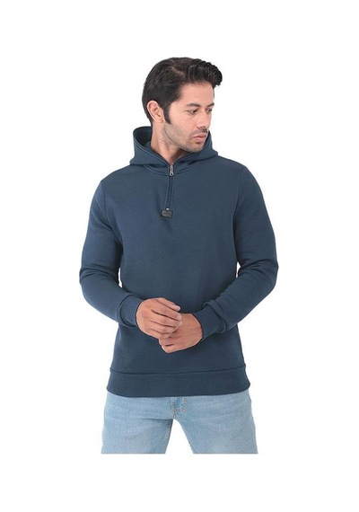 Slazenger Baha Erkek Sweatshirt St22we097-789 Indigo-lacivert