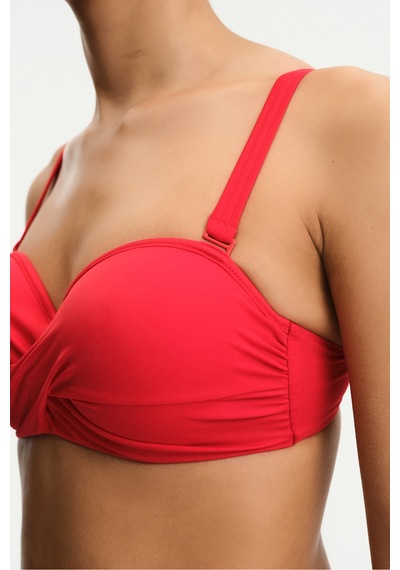 Penti Kırmızı Beauty Toparlayıcı Bikini Üstü