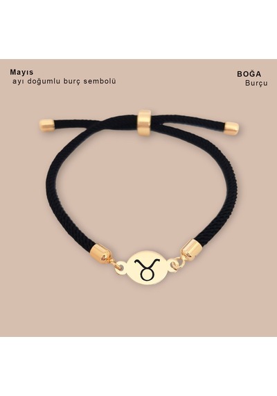 Mayıs Ayı Doğumları İçin Oval Motifli İpek Örgülü 14 Ayar Altın Plakalı Hediye Bileklik-320ay-siyah Altın Mayıs Ayı Doğumları İçin Oval Motifli İpek Örgülü 14 Ayar Altın Plakalı Hediye Bileklik-320ay-siyah Altın