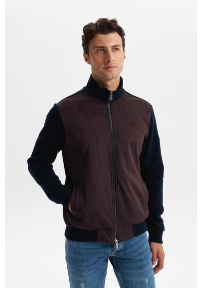 AR-MA Arma Erkek Regular Fit Selanik Kumaş Dik Yaka Fleto Cepli Basic Sweatshirt Kazak K30324698502 Lacivert AR-MA Arma Erkek Regular Fit Selanik Kumaş Dik Yaka Fleto Cepli Basic Sweatshirt Kazak K30324698502 Lacivert