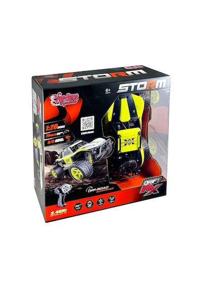 Syr-66764ma Kumandalı 2.4ghz Şarjlı 1:20 Storm Drift Araba Çok Renkli