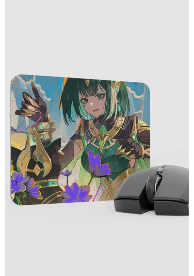 Nefer Genshin Impact Anime Oyuncu V3 - 22x18 Gaming Mouse Pad Fare Altlığı