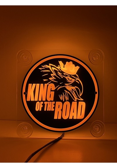 Ahmet Otomotiv King Of The Road Cam Önü Logo Tabela 24volt