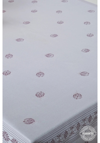 Nilüfer Lüx Jakar Kumaş Mor Masa Örtüsü Dikdörtgen 160x220 Cm - 439 Çok Renkli