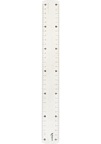 146109 30 Cm Trıple Desimetre Plastik Cetvel Çok Renkli