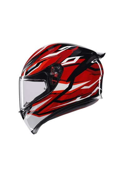 Agv K1 S Lıon Black Red White Configuration Kask Renkli