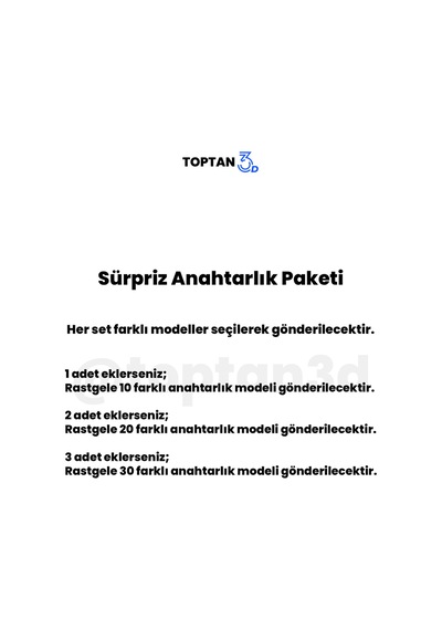 10 Adet Sürpriz Anahtarlık - 40 Çeşit Modelden Hangisi Çıkacak 10 Farklı Model Paketi