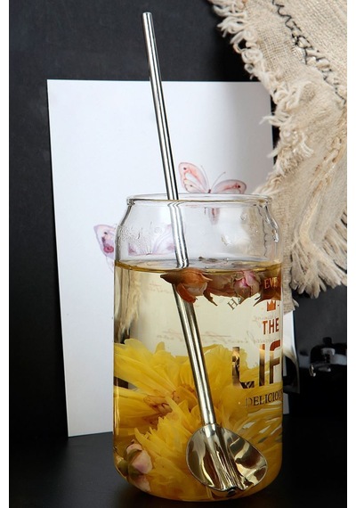 304 Çelik 22 Cm Kokteyl Karıştırma Barmen Latte Kaşığı Cin763by