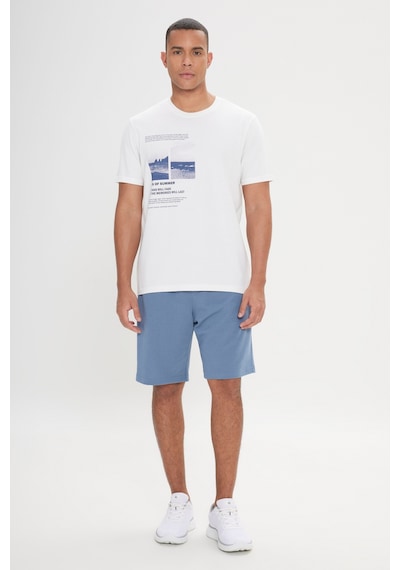 Ac&Co / Altınyıldız Classics Erkek Beyaz Standart Fit Normal Kesim %100 Pamuk Baskılı Bisiklet Yaka Tişört Beyaz Ac&Co / Altınyıldız Classics Erkek Beyaz Standart Fit Normal Kesim %100 Pamuk Baskılı Bisiklet Yaka Tişört Beyaz