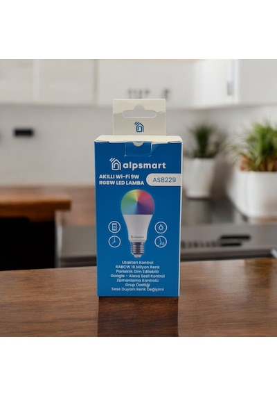 Alpsmart As8229 Cw 3 Lü Set Akıllı Wifi Led Lamba Tuya Destekli