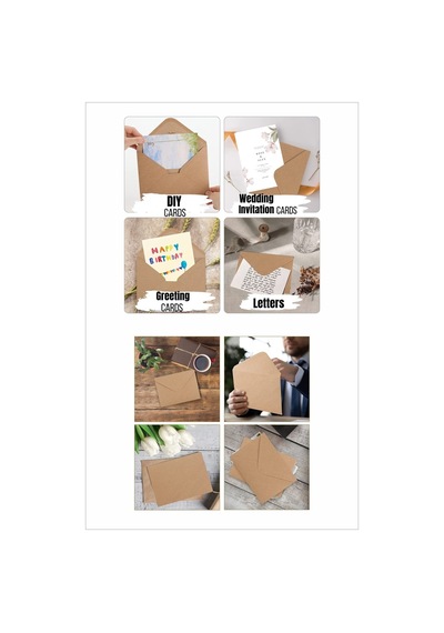 Hsn Davetiye Zarfı Kraft Zarf 100 Adet 13 X 18 CM Kahverengi Zarf