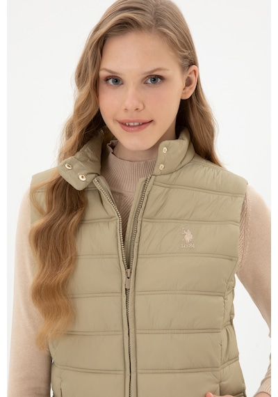 U.S. Polo Assn. Kadın Açık Haki Yelek 50311989-VR183