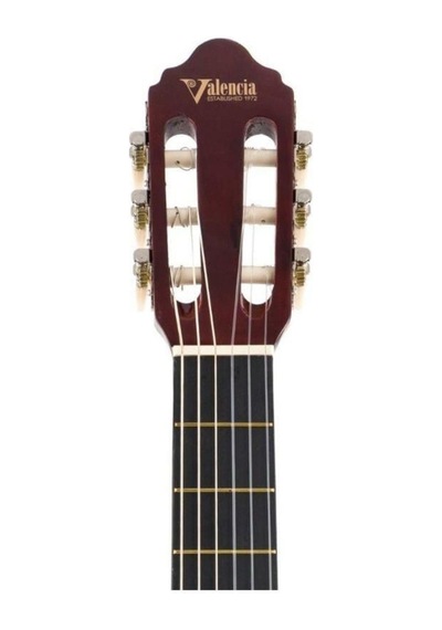 Valencia Vc104tcbk Klasik Gitar Cutaway Siyah Kesik Kasa - Sa