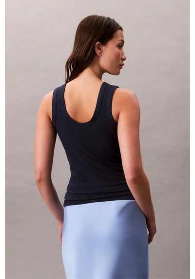 Calvin Klein Jeans Kadın Modal Fitilli Mavi Bluz Lv044c900g-cef Mavi