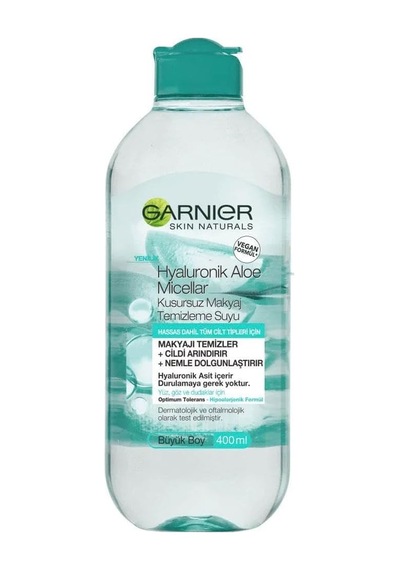 Garnier Skin Naturals Micellar Hyaluronik Aloe Kusursuz Makyaj Temizleme Suyu 400 Ml