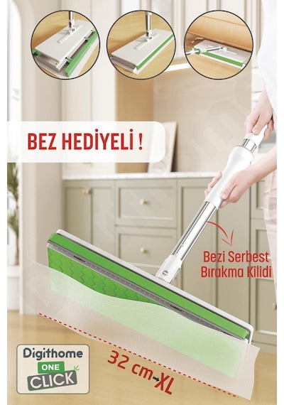 Digithome One Click Akıllı Mop Paleti XL 32 CM
