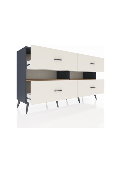 Hyperion Konsol 2 Raflı 4 Çekmeceli 176x44x99 Antrasit-çam/aytaşı Antrasıt/atlas Çam - Antrasıt Hyperion Konsol 2 Raflı 4 Çekmeceli 176x44x99 Antrasit-çam/aytaşı Antrasıt/atlas Çam - Antrasıt