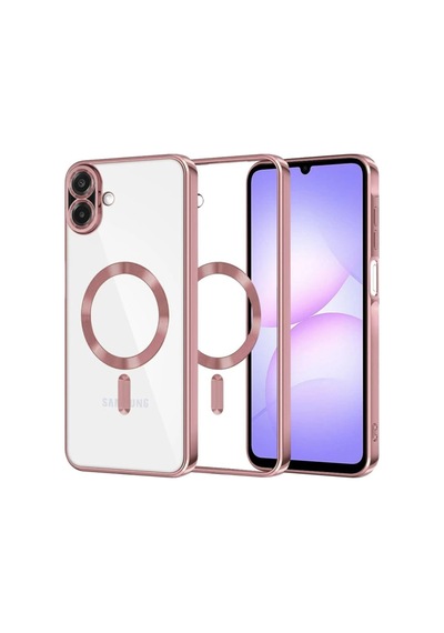 Samsung Galaxy A07 4g Uyumlu Kross Magneticsafe Kapak - Rose