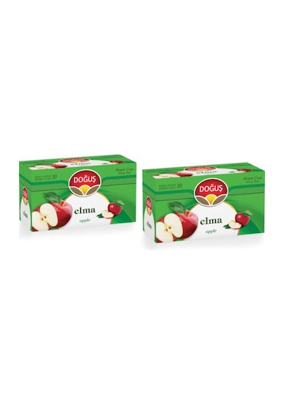 Doğuş Elma Süzen Poşet Meyve Çayı 2'li 20 x 2 G