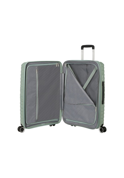 American Tourister Haki Çekçekli Sert Valiz Flytwıst-spınner 67/24 Tsa Exp