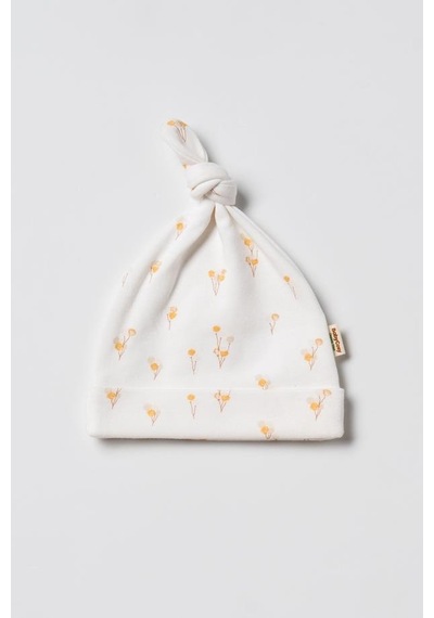 Babycosy Organic Wear Bebek 3'lü Şapka %100 Organic Pamuk - Yenidoğan Serisi - Csy3068 Ekru