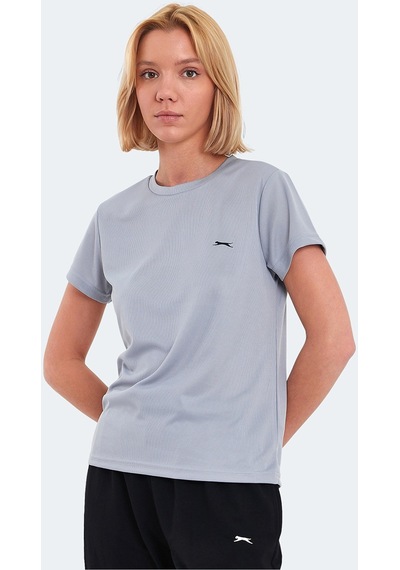 Slazenger RACING Kadın  Açık Gri Tişört