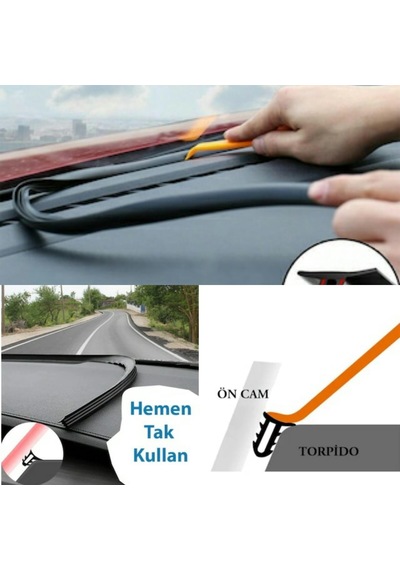Torpido Göğüs Ön Cam Arası Sıkıştırma Fitil Seti