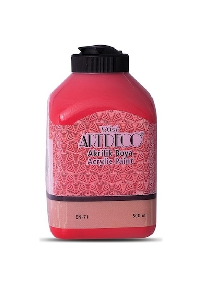 Artdeco Akrilik Ahşap Boyası 500 Ml 3616 Kırmızı