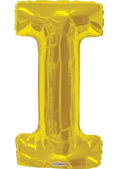 Folyo Balon Harf I Gold 34" 86Cm