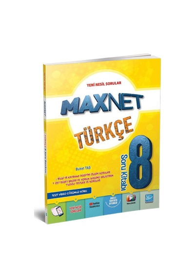 Karaca Eğitim Yayınları Maxnet 8. Sınıf Türkçe Soru Kitabı