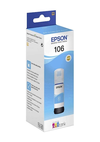 Epson 106 - C13t00r240  Mavi Mürekkep