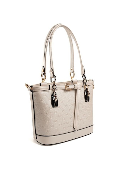 Silver Polo Sp1155 Kadın El Çantası Logolu Bej-s.bej
