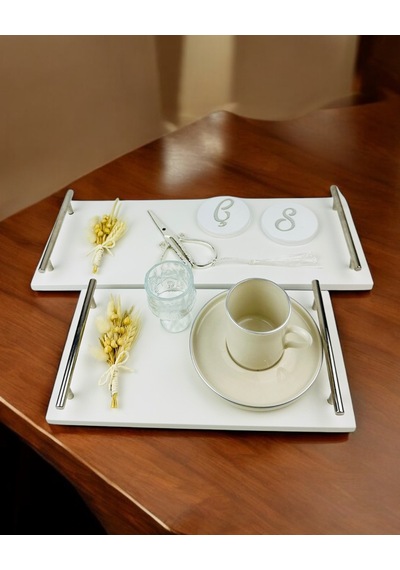 Tranquility Mermer Söz Tepsisi Gold Gold