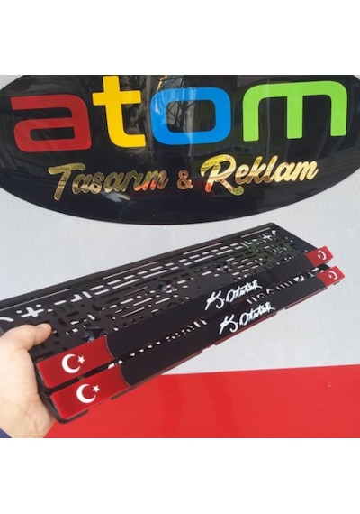 Atatürk Imzali Lazer Kesim Pleksi Plakalik 522464823
