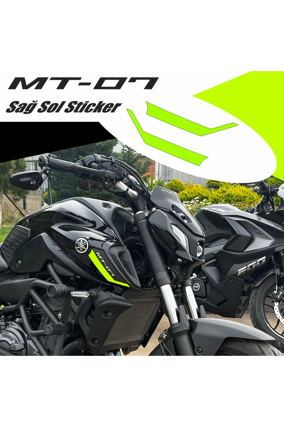 Mt-07 2020-2024 Sağ-sol Grenaj Sticker