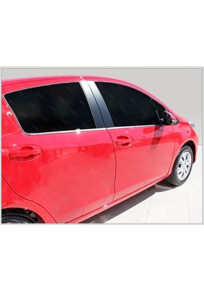 Toyota Uyumlu Yaris Krom Cam Çıtası 4 Prç. 2012-2019 Arası P. Çelik