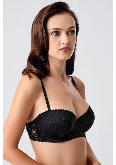 New Bra 33-8355 Destekli Sütyen siyah