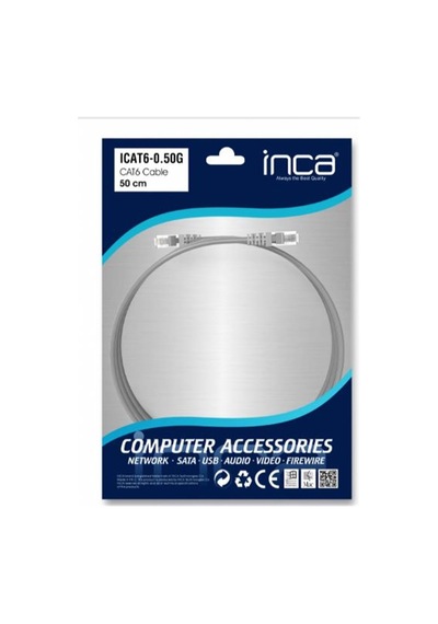 Inca Icat6-0,50g 0,50cm Gri Kablo
