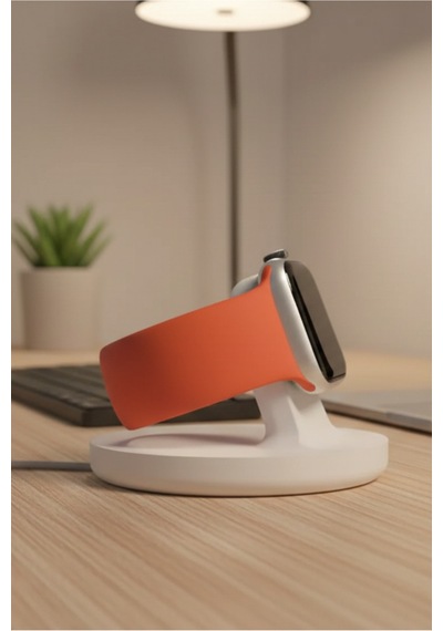 Apple Uyumlu Watch  Şarj Standı - Tüm Seri   Masaüstü Şarj Dock'u - Minimalist Akıllı Saat Tutucu
