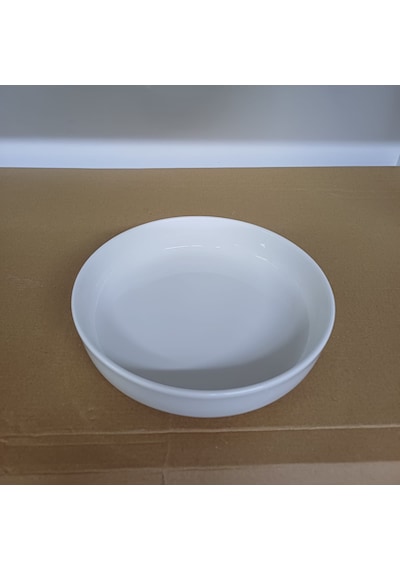 Konak Züccaciye 20 Cm Step Çukur Tabak-sade Beyaz