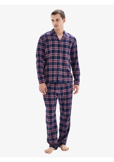Erkek Pijama Takımı 40791 - Desenli Çok Renkli