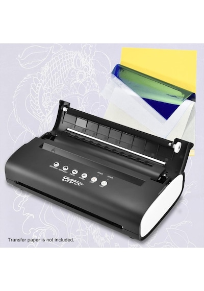 Thermal Tattoo Copier Prt5 Mt200 Dövme Stencil Termal Yazıcı Siyah