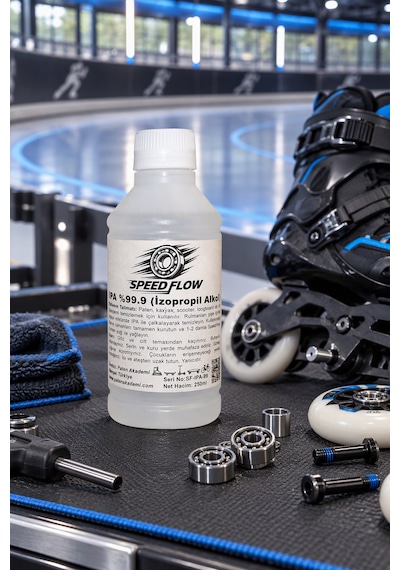 Ipa İzopropil Alkol 250 Ml - Paten Kaykay Scooter Longboard Rulman Temizliği Speedflow Ipa 250ml