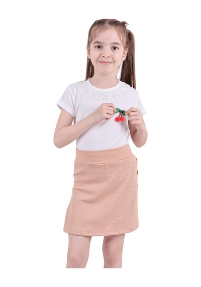 Erdem Kıds Kız Çocuk T-shirt Yakası Dantelli Kiraz Ve Düğme Detaylı Şort Etek Bluz Yazlık Ikili Takım Bisküvi Bisküvi Erdem Kıds Kız Çocuk T-shirt Yakası Dantelli Kiraz Ve Düğme Detaylı Şort Etek Bluz Yazlık Ikili Takım Bisküvi Bisküvi