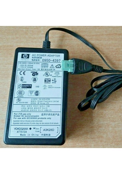 Hp  0950-4397 - Deskjet 3500 / 3845 - 32v 500ma / 15v 530ma Adaptör